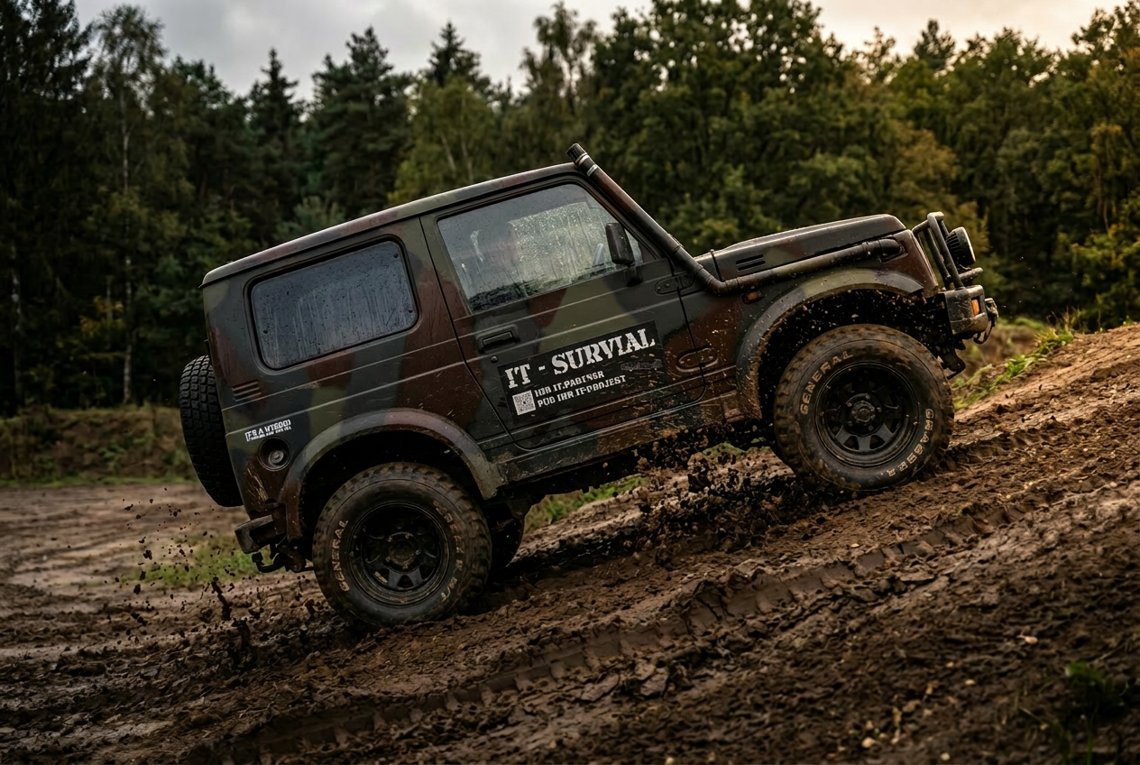 Neu erzeugte Suzuki Samurai Offroad-Szene 1