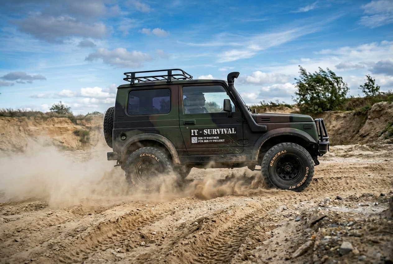 Neu erzeugte Suzuki Samurai Offroad-Szene 8