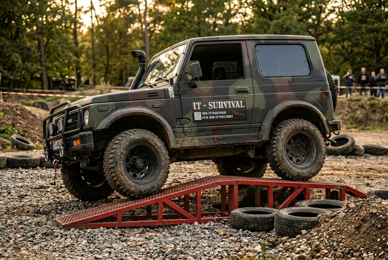 Neu erzeugte Suzuki Samurai Offroad-Szene 9